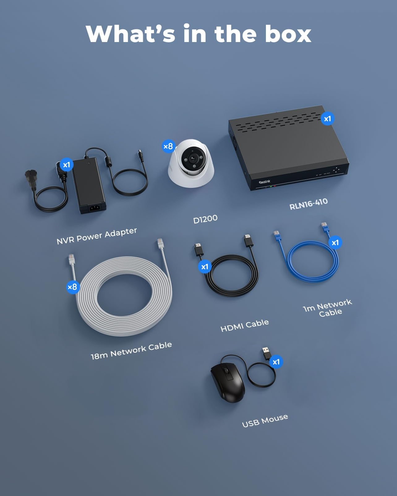 16CH 12MP PoE Security Camera System with 4TB Storage