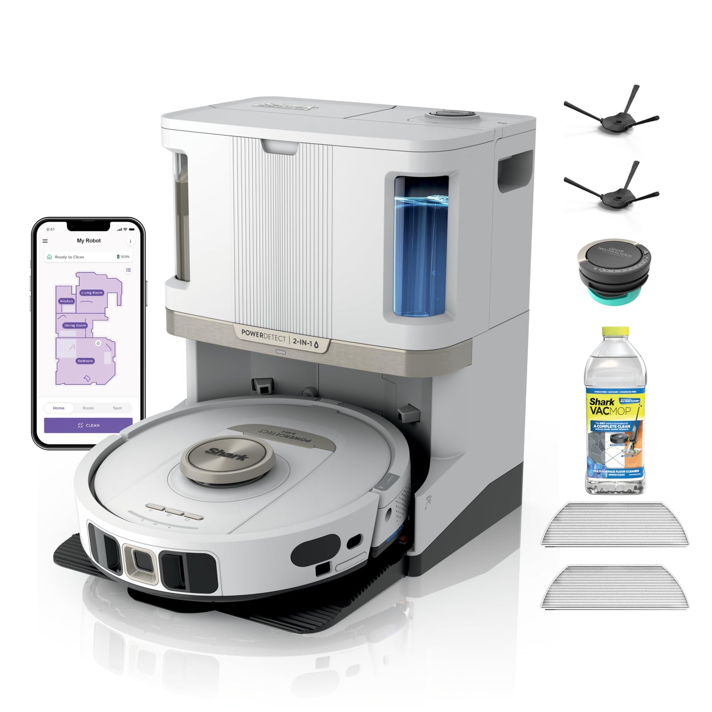 Robot Vacuum & Mop with Self-Emptying & Auto-Refill Dock
