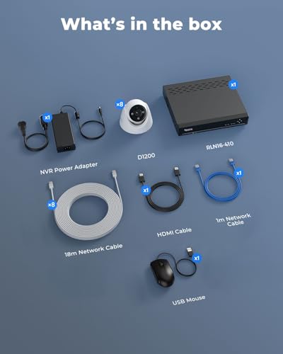 16CH 12MP PoE Security Camera System with 4TB Storage