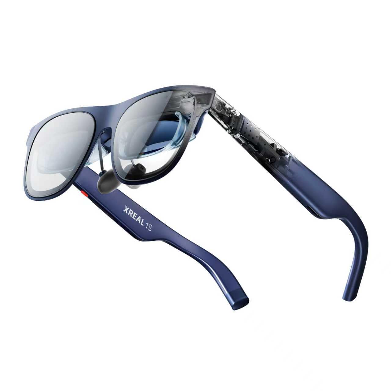 XREAL 1S AR Glasses, 500" Virtual Screen, Powered by X1 Chip, Native 3DoF