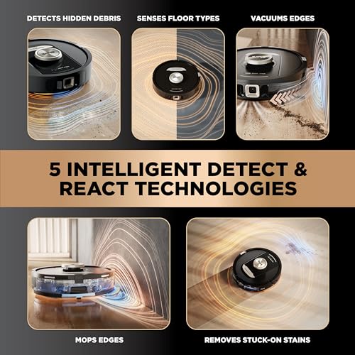 Robot Vacuum & Mop with Self-Emptying & Auto-Refill Dock