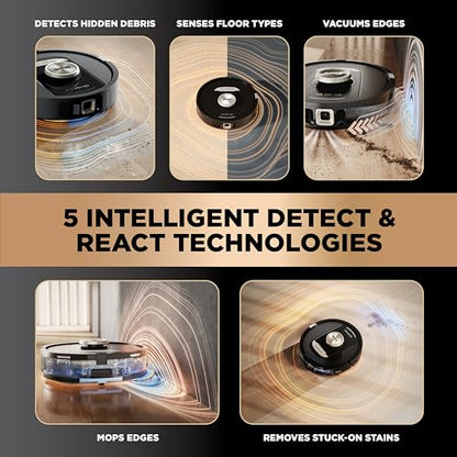 Robot Vacuum & Mop with Self-Emptying & Auto-Refill Dock