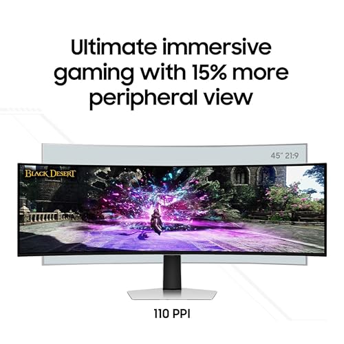 Samsung 49" Odyssey (G93SC) Series QD-OLED Curved Gaming Monitor