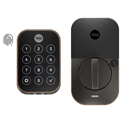 Smart WiFi Deadbolt Lock with Touch Keypad & Fingerprint Scanner