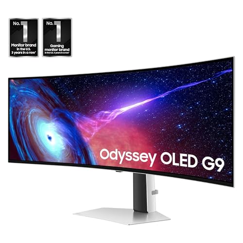 Samsung 49" Odyssey (G93SC) Series QD-OLED Curved Gaming Monitor