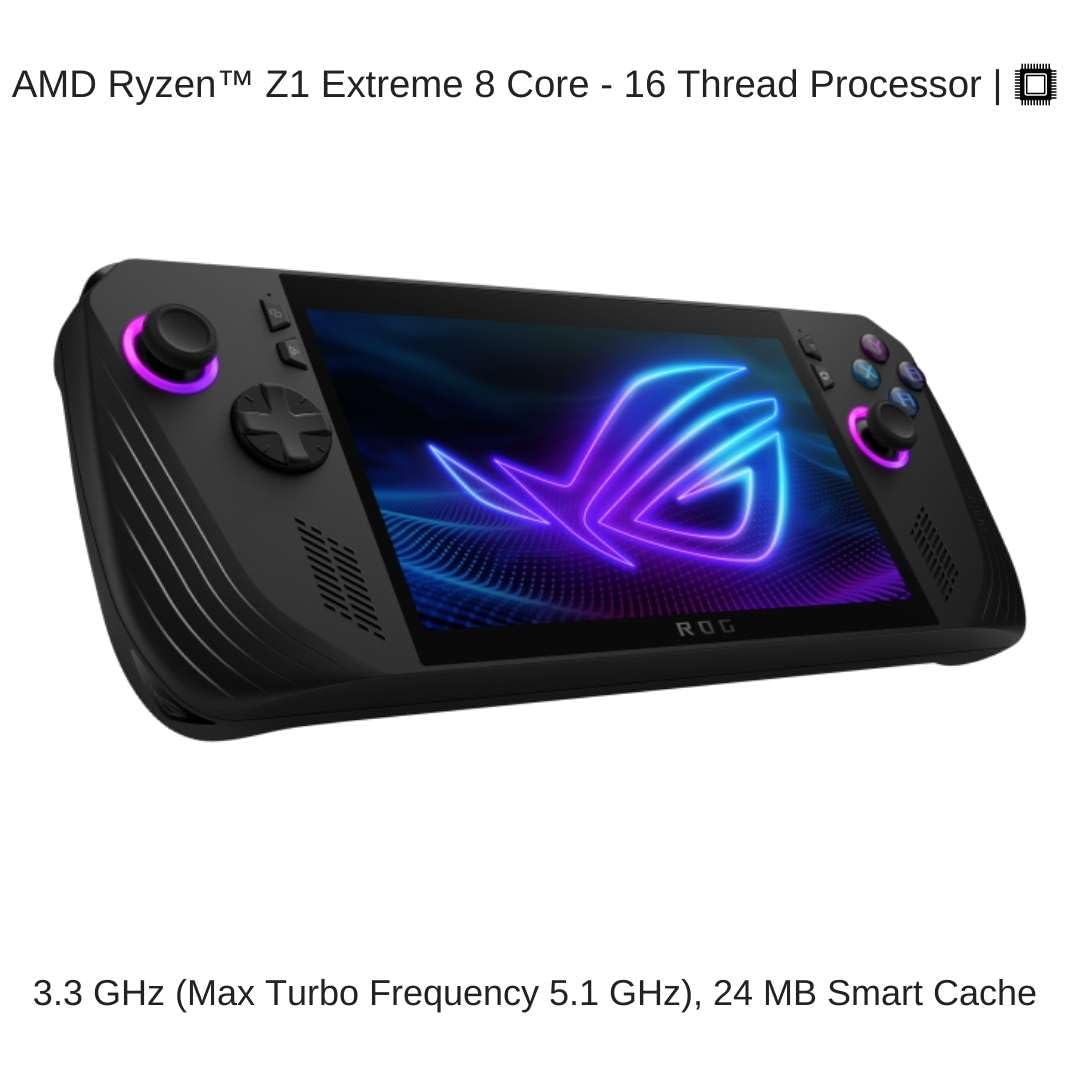 7" FHD 120Hz Handheld Gaming PC with 24GB RAM & 1TB SSD