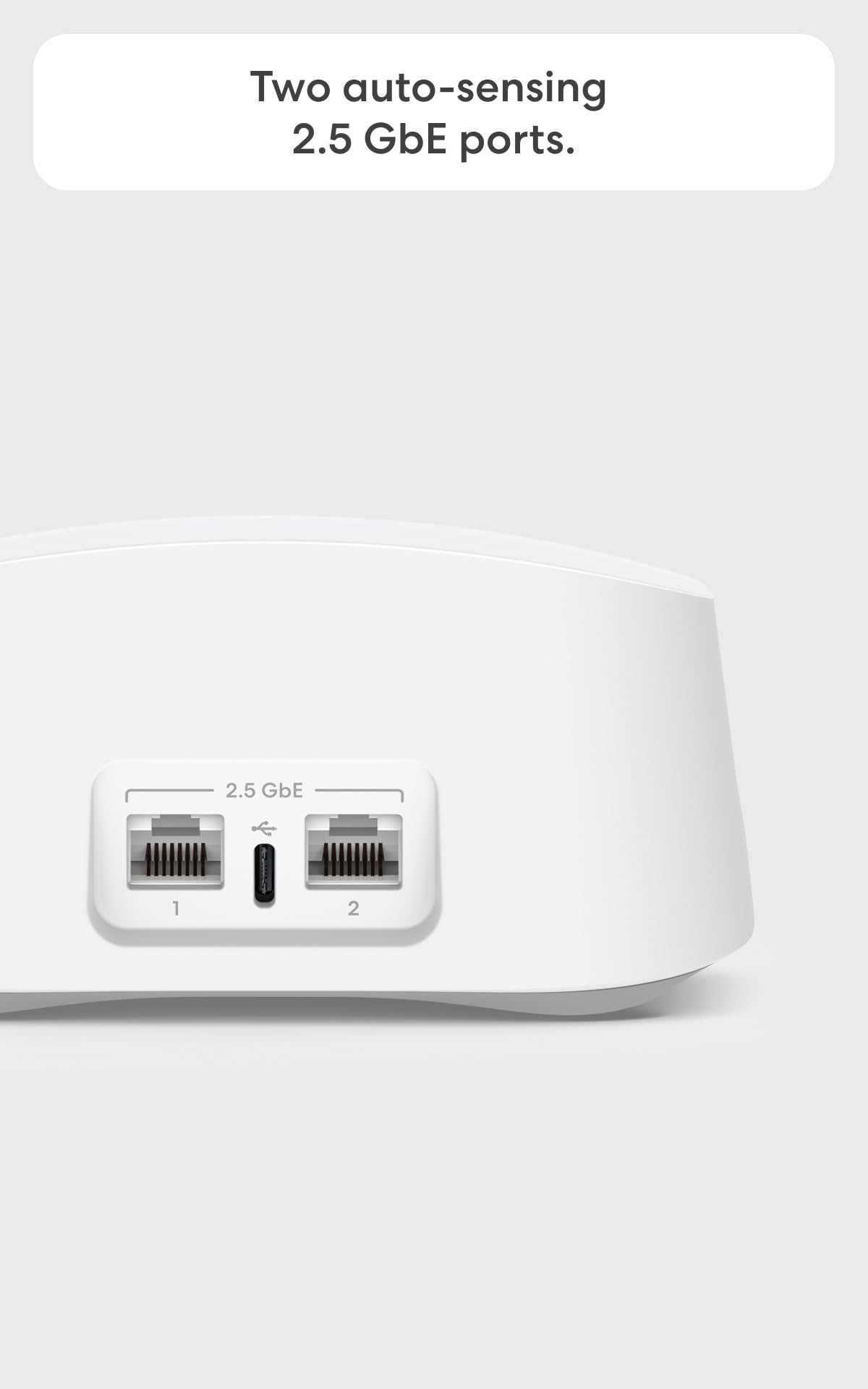 Dual-Band WiFi 7 Mesh System with 2.5Gbps Speed, 3-Pack