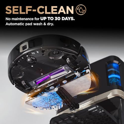 Robot Vacuum & Mop with Self-Emptying & Auto-Refill Dock
