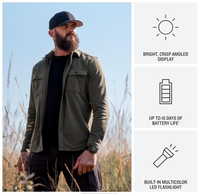 Tactical GPS Smartwatch with Ballistics & Outdoor Tracking