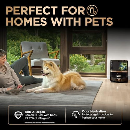 Robot Vacuum & Mop with Self-Emptying & Auto-Refill Dock