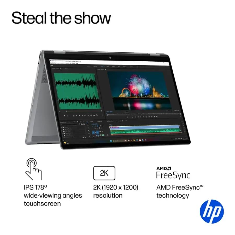 16" 2K AI 2-in-1 Touch Laptop with 16GB RAM & 512GB SSD