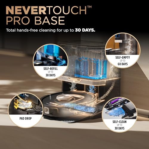 Robot Vacuum & Mop with Self-Emptying & Auto-Refill Dock