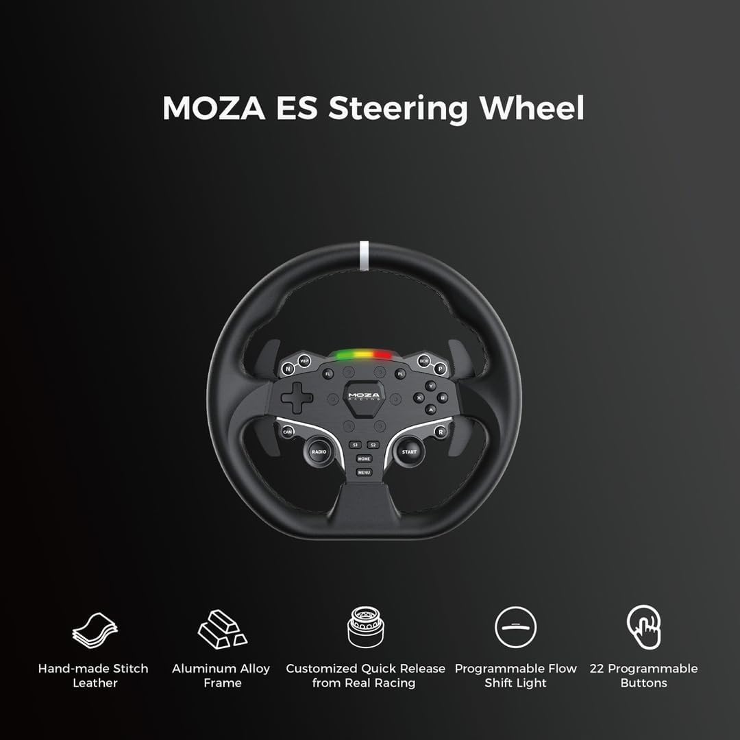 5.5Nm Direct Drive Sim Racing Wheel & Pedal Bundle