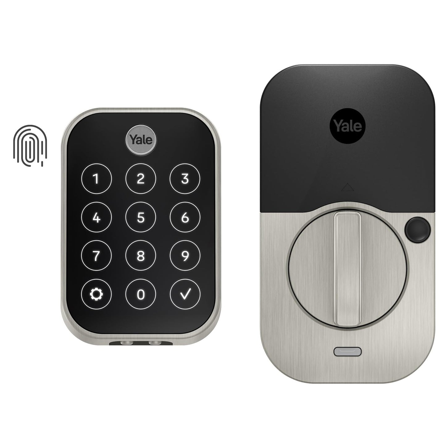 Smart WiFi Deadbolt Lock with Touch Keypad & Fingerprint Scanner