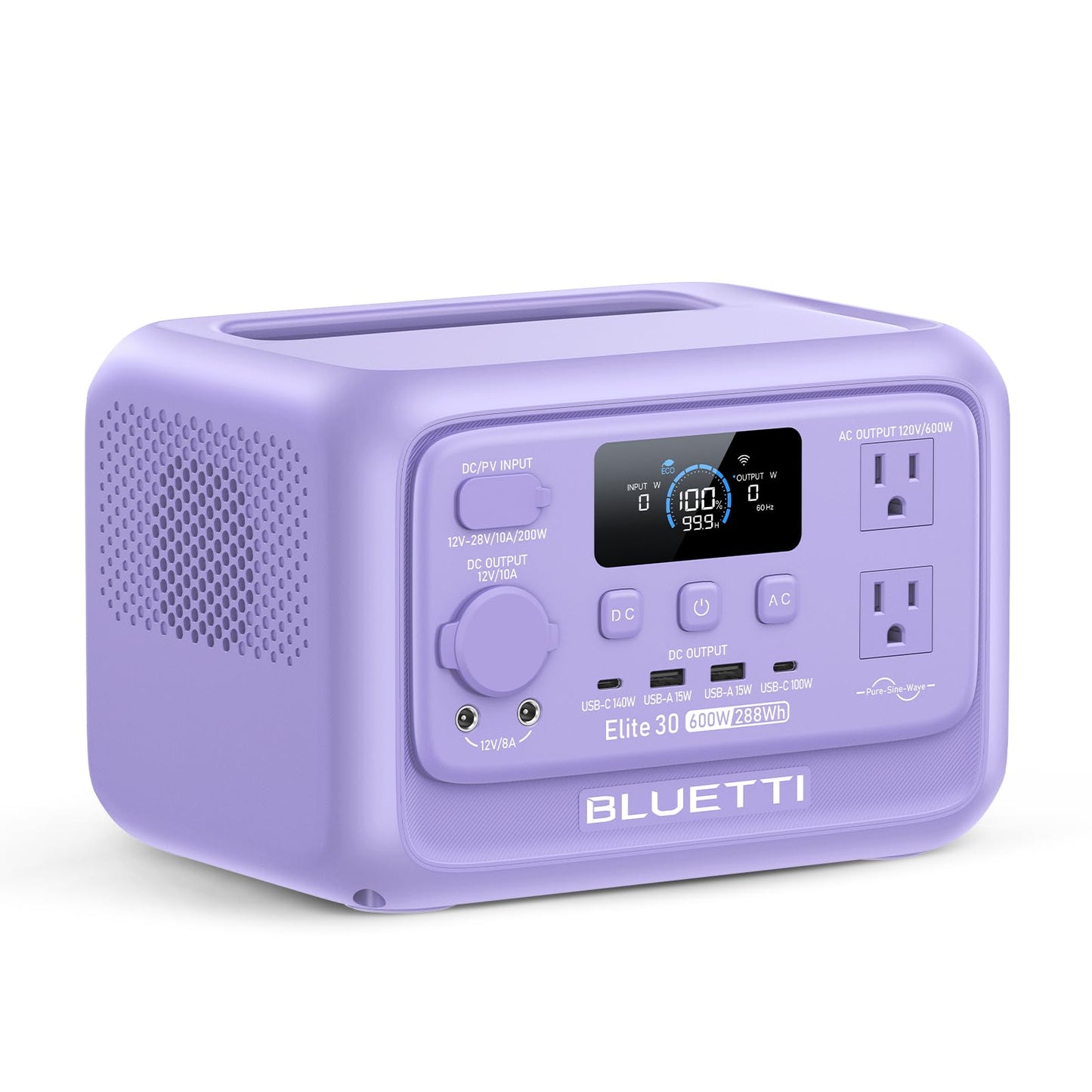 288Wh Portable Power Station with 600W AC & 70-Min Fast Charging