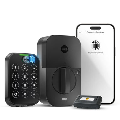 Smart WiFi Deadbolt Lock with Touch Keypad & Fingerprint Scanner
