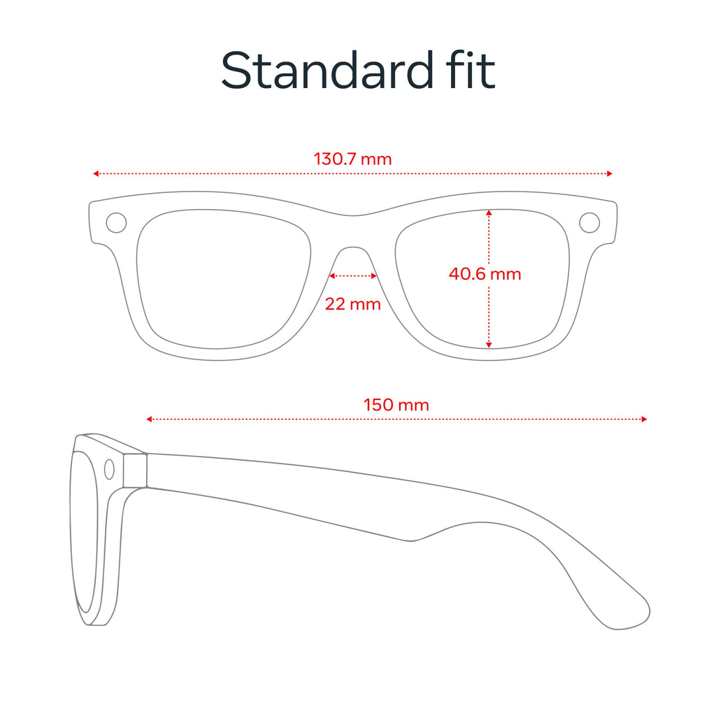 Ray-Ban Meta Glasses, Wayfarer (Gen 2)