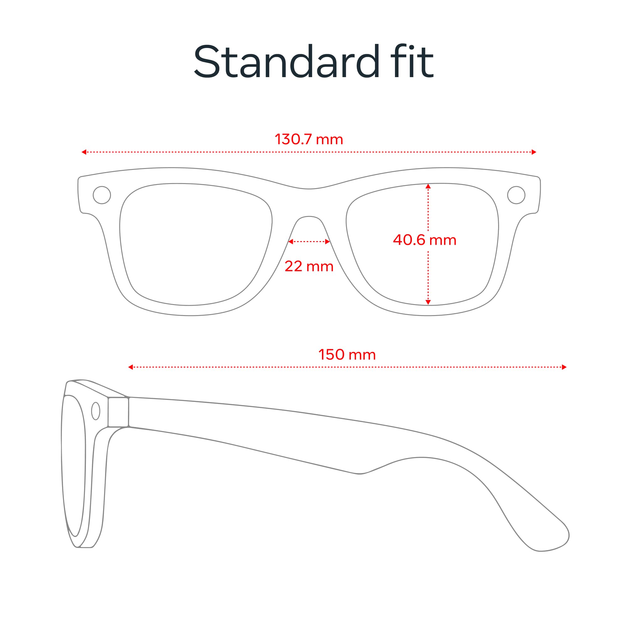 Ray-Ban Meta Glasses, Wayfarer (Gen 2)