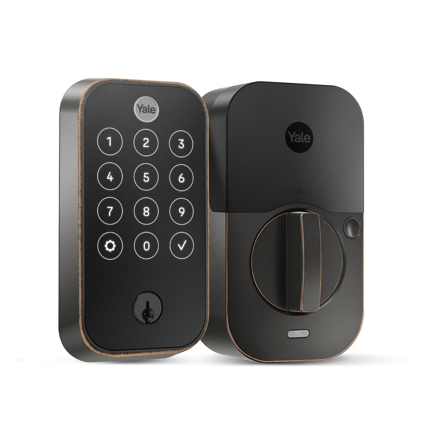 Smart WiFi Deadbolt Lock with Touch Keypad & Fingerprint Scanner