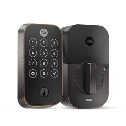 Smart WiFi Deadbolt Lock with Touch Keypad & Fingerprint Scanner