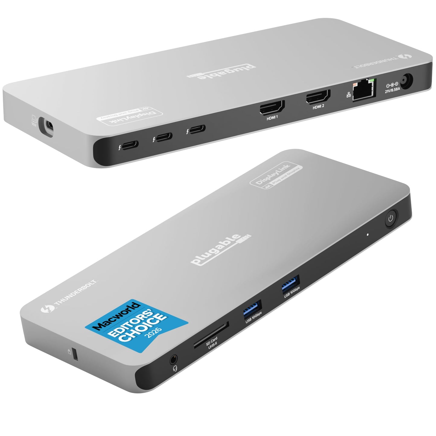 Thunderbolt 4 Dock with 100W Charging & Quad 4K Display Support