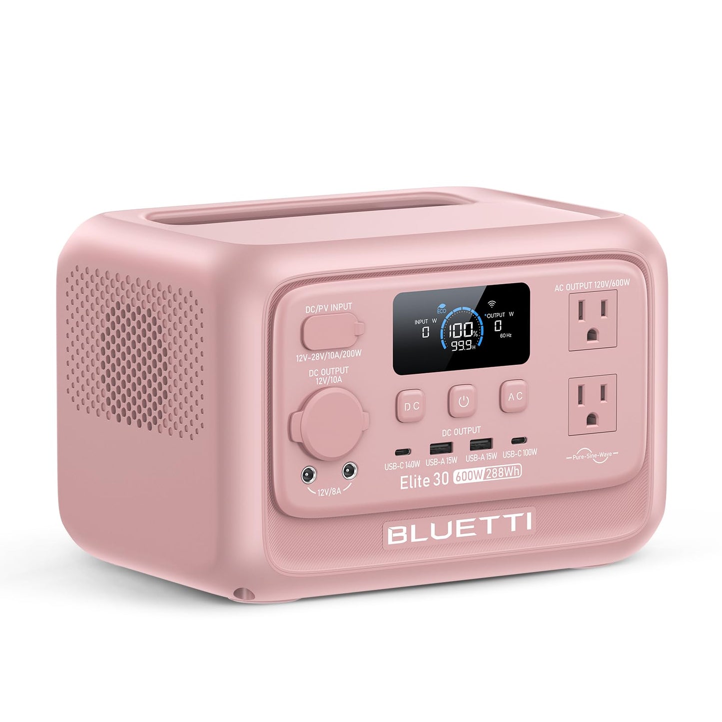 288Wh Portable Power Station with 600W AC & 70-Min Fast Charging