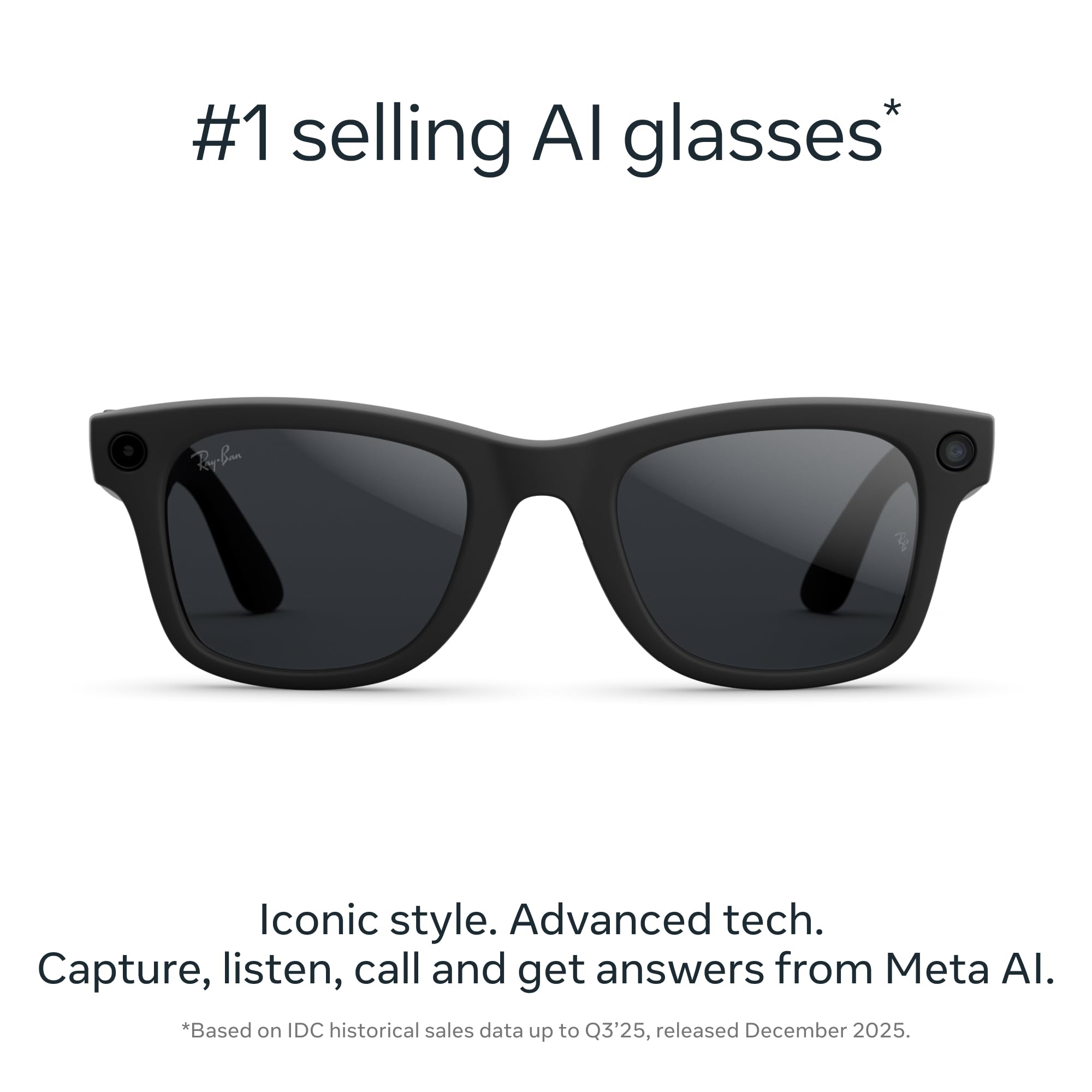 Ray-Ban Meta Glasses, Wayfarer (Gen 2)