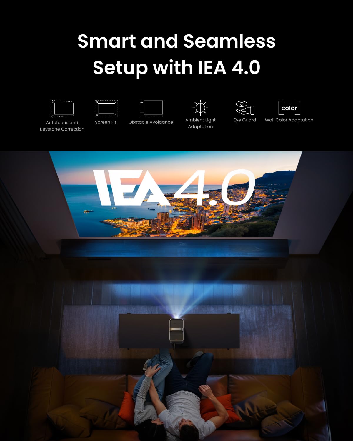 NEBULA Cosmos 4K with Cosmos 4k SE Smart Projector