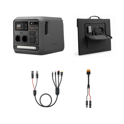 1024Wh Portable Power Station with 2200W AC & 140W USB-C Output