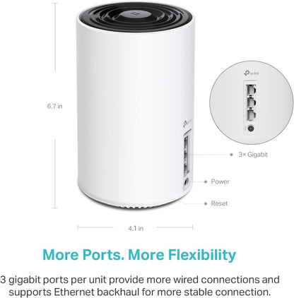 Outdoor WiFi 7 Mesh System with 11Gbps Speed & IP65 Protection