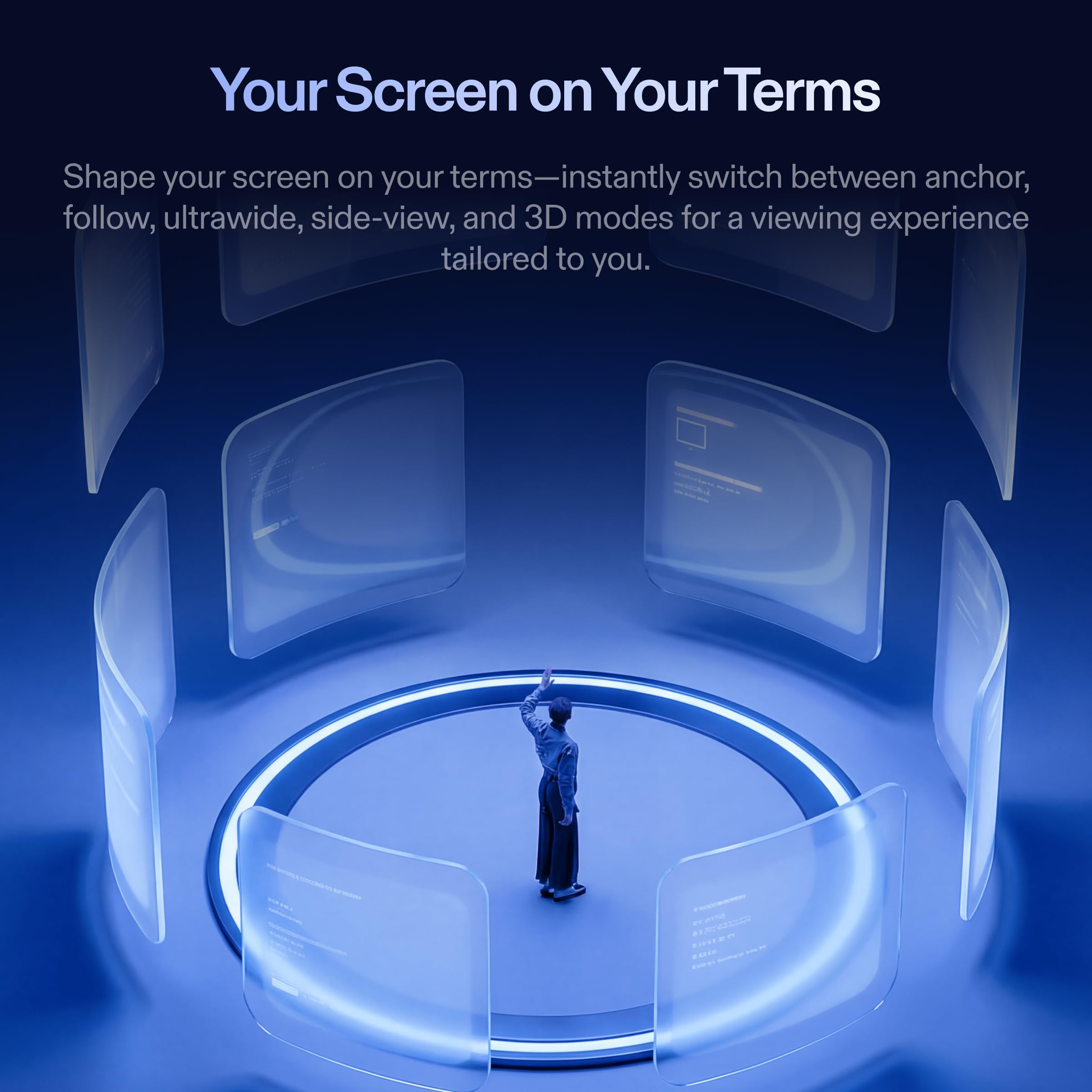 XREAL 1S AR Glasses, 500" Virtual Screen, Powered by X1 Chip, Native 3DoF