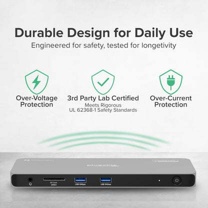 Thunderbolt 4 Dock with 100W Charging & Quad 4K Display Support