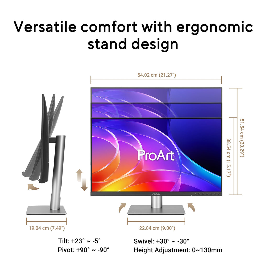 ASUS ProArt Display 27” 1440P Professional Monitor (PA278QGV) – IPS