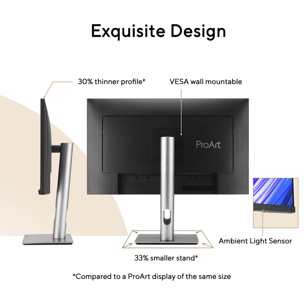 ASUS ProArt Display 27” 1440P Professional Monitor (PA278QGV) – IPS