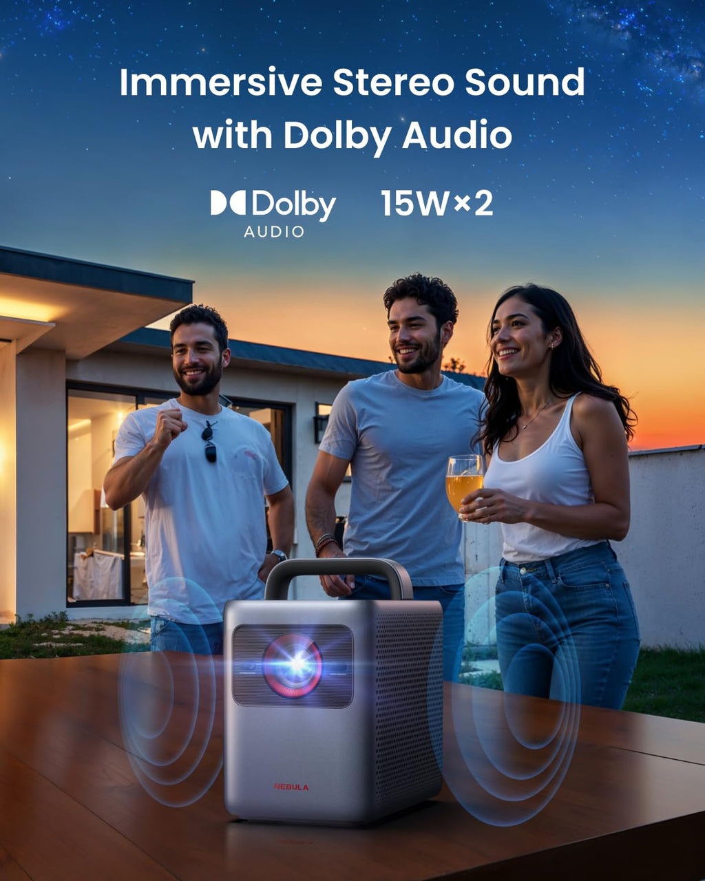 NEBULA Cosmos 4K with Cosmos 4k SE Smart Projector