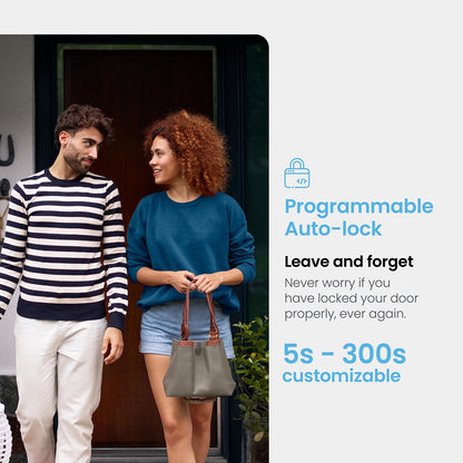 Smart WiFi Door Lock with Fingerprint & Keyless Entry