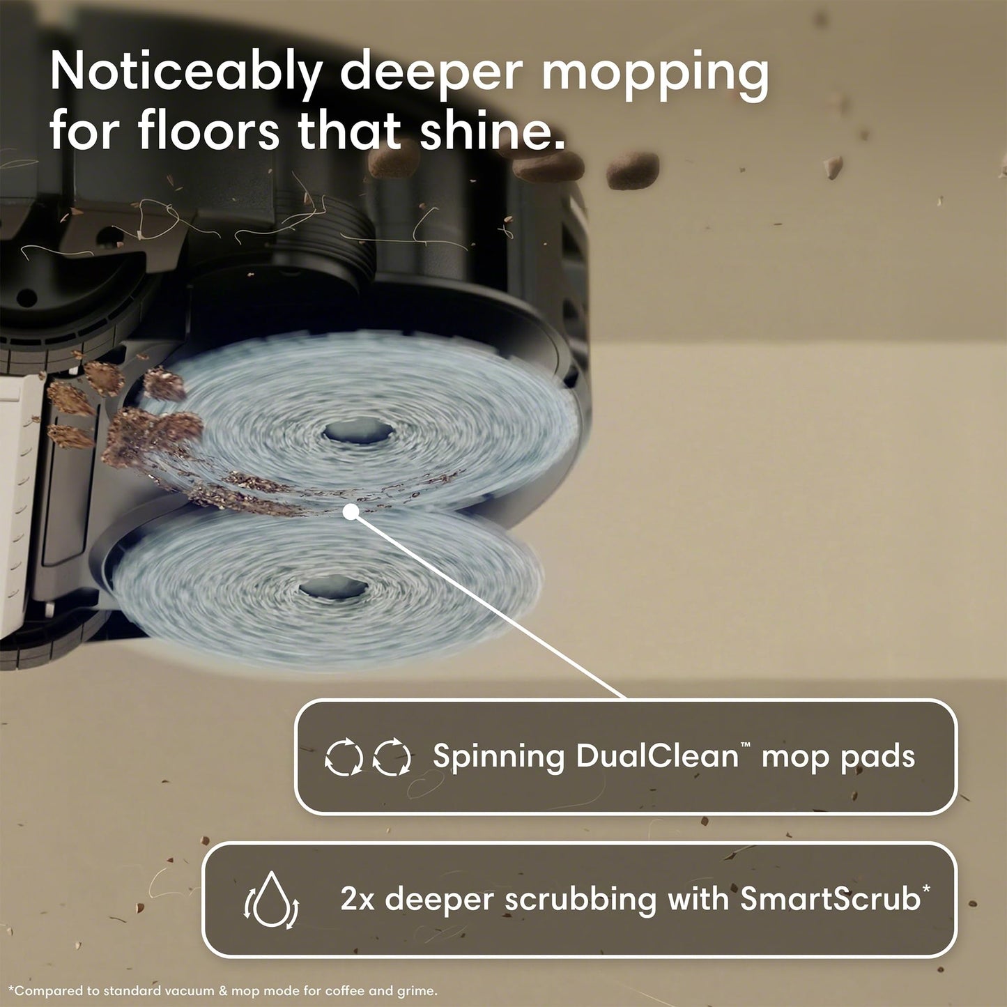 Robot Vacuum & Mop with 20,000Pa Suction & Self-Cleaning Dock