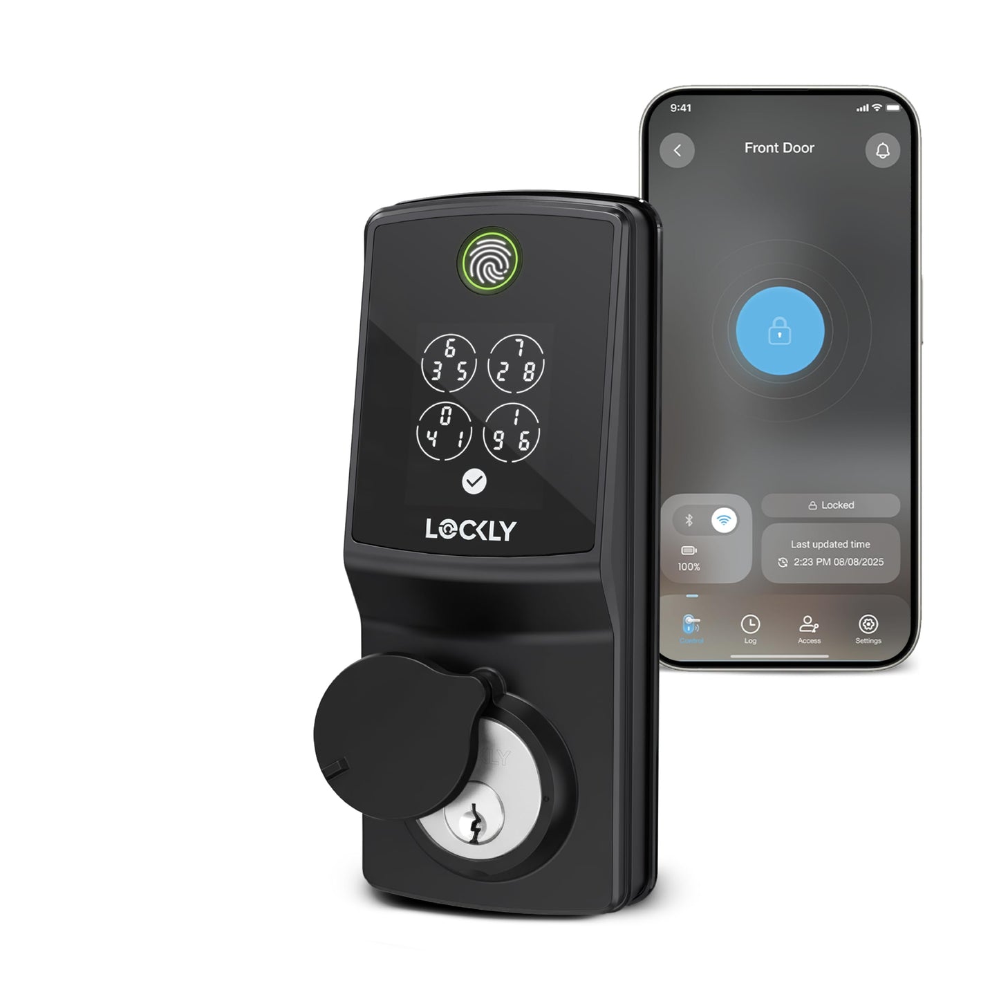 Smart WiFi Door Lock with Fingerprint & Keyless Entry
