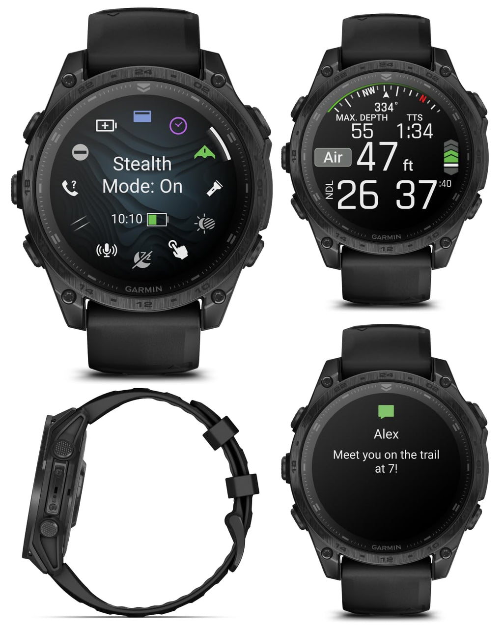 Tactical GPS Smartwatch with Ballistics & Outdoor Tracking