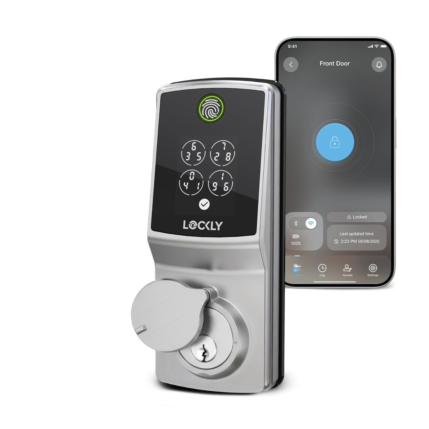 Smart WiFi Door Lock with Fingerprint & Keyless Entry
