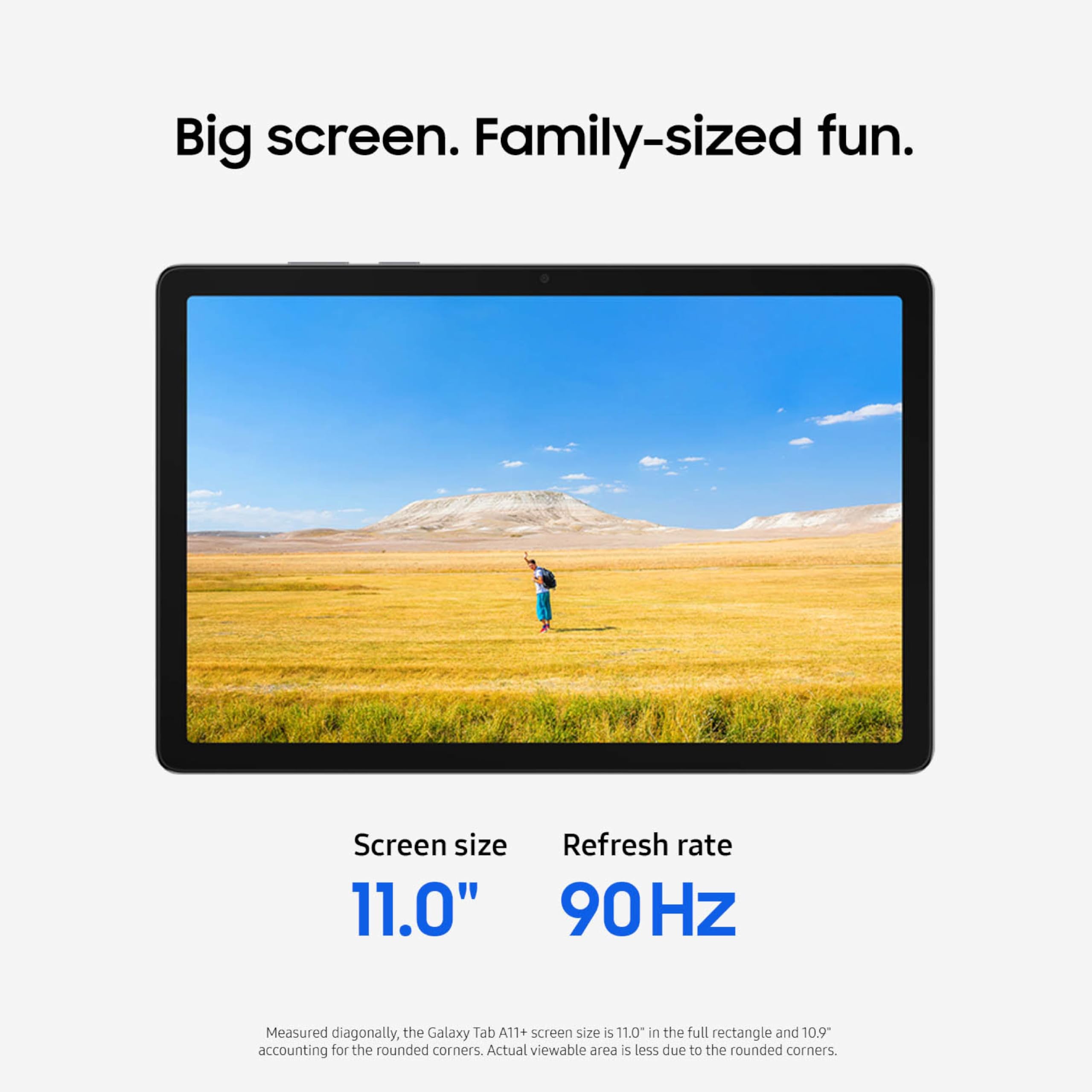 Samsung Galaxy Tab A11+ 6GB RAM 128GB Storage (2 Year Warranty), Gray