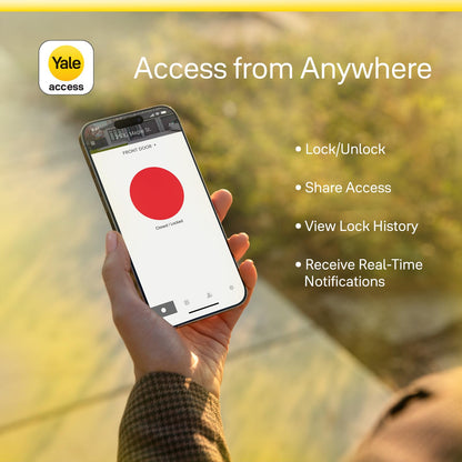 Smart WiFi Deadbolt Lock with Touch Keypad & Fingerprint Scanner