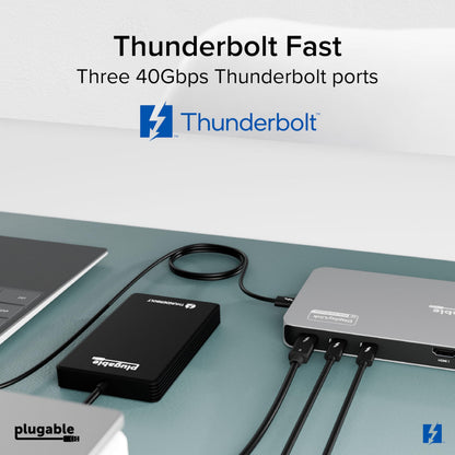 Thunderbolt 4 Dock with 100W Charging & Quad 4K Display Support