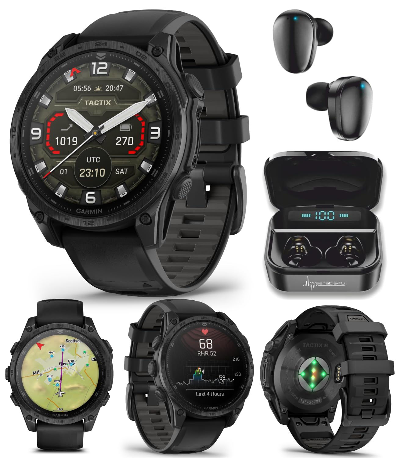 Tactical GPS Smartwatch with Ballistics & Outdoor Tracking