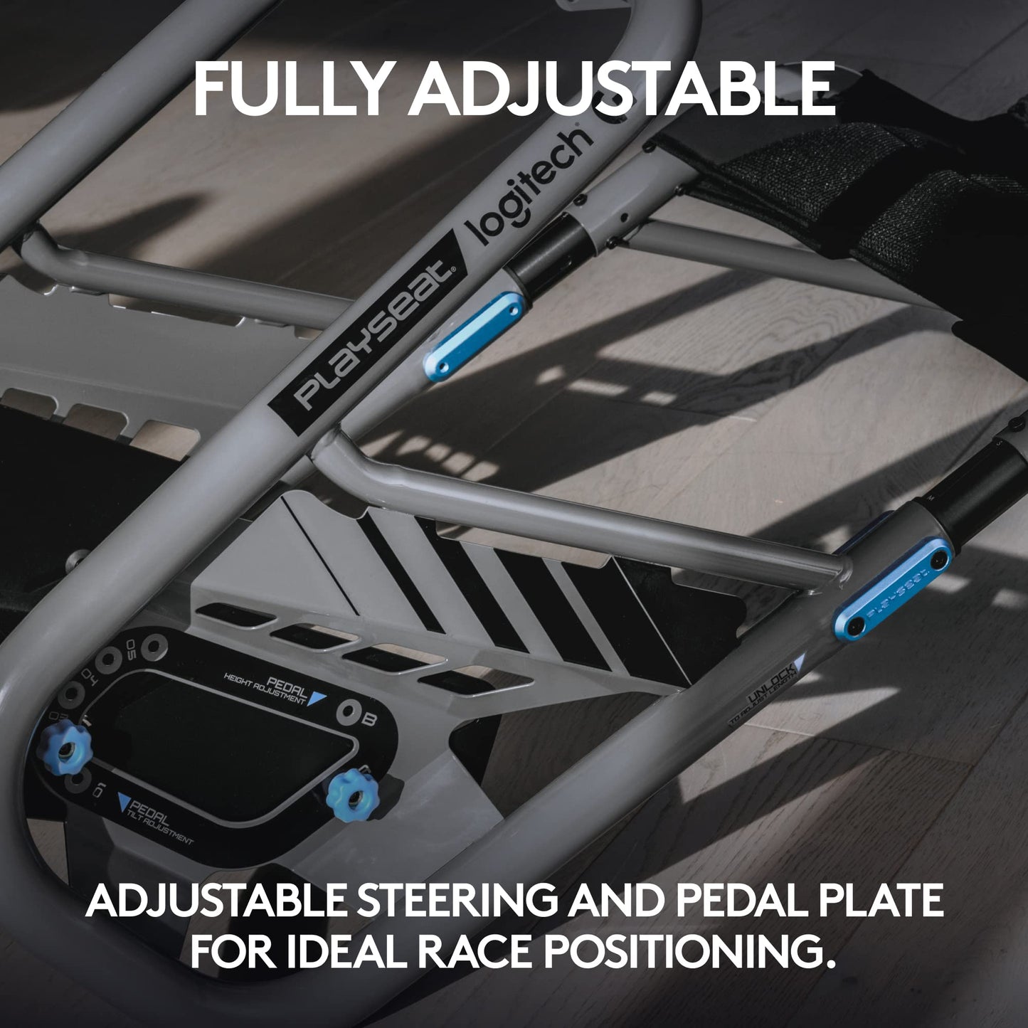 Adjustable Sim Racing Cockpit with Direct Drive Support