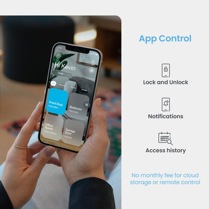 Smart Door Lock with Fingerprint, Keyless Entry & Remote Control