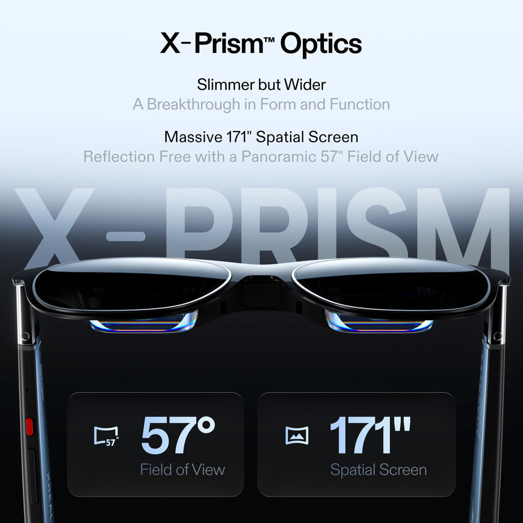 One Pro AR Glasses with 171" 120Hz FHD 3D Display