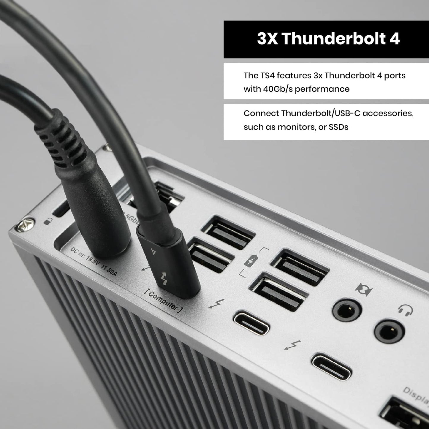 18-Port Thunderbolt 4 Dock with 98W Charging & 8K Display Support