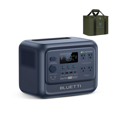 BLUETTI Solar Generator Elite 100 V2 with Solar Panels