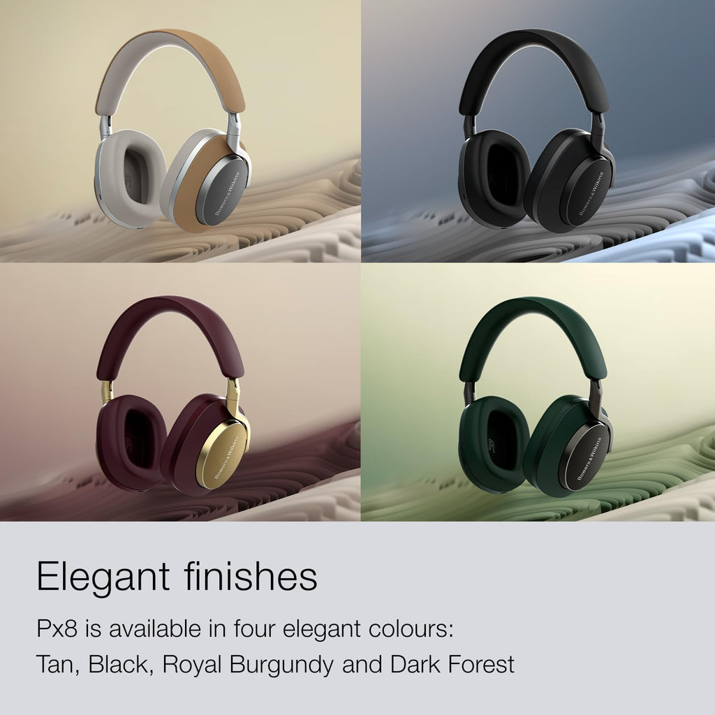 Bowers & Wilkins Px8 Over-Ear Wireless Headphones with Active Noise Cancellation